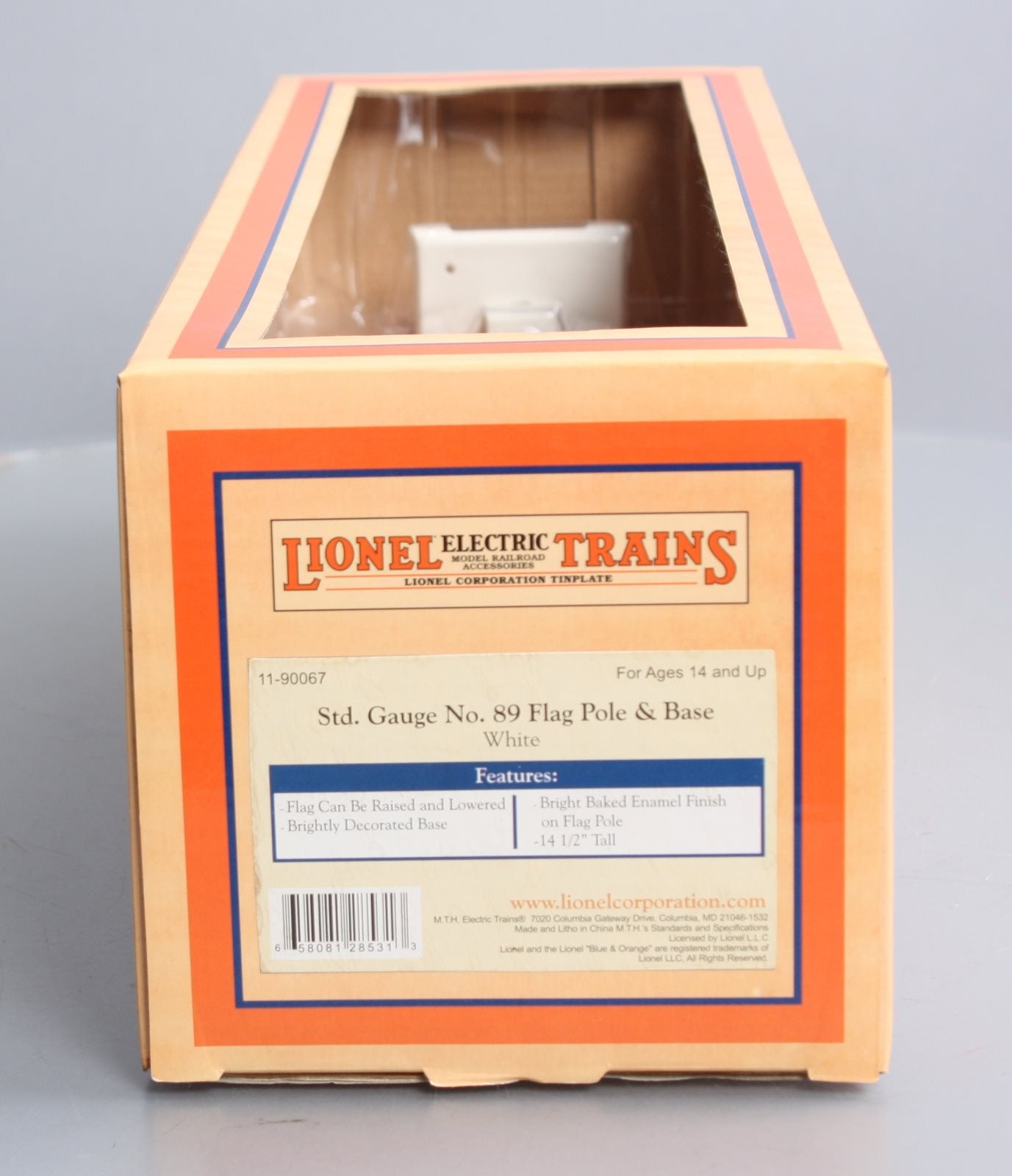 MTH 11-90067 No. 89 STD. GAUGE FLAG POLE & AMERICAN FLAG