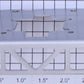 Lionel 18461-36 Silver Handrail Frame