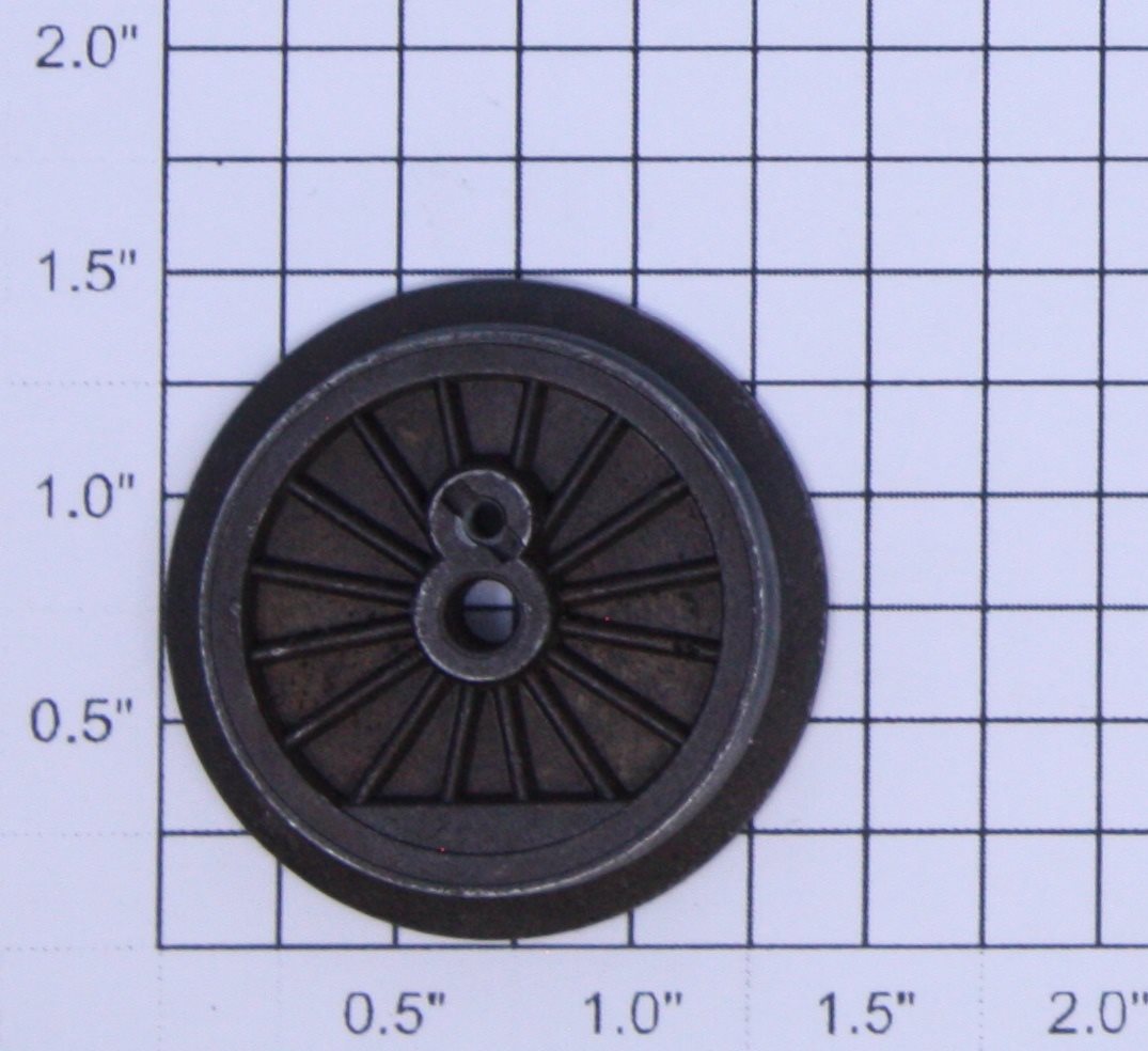 Lionel 18054-125 0-4-0 Flanged Metal Grooved Blind Driver Wheel