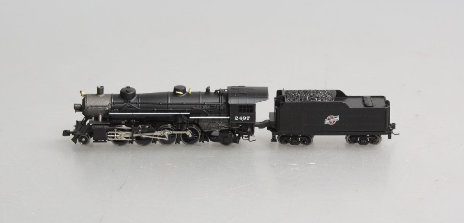 Model Power 87574 N Scale C&NW 2-8-2 USRA Mikado Steam Locomotive & Tender
