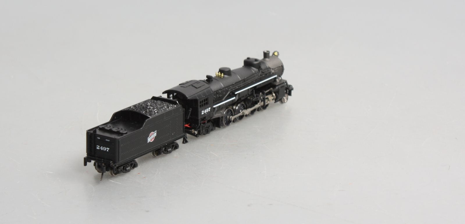 Model Power 87574 N Scale C&NW 2-8-2 USRA Mikado Steam Locomotive & Tender
