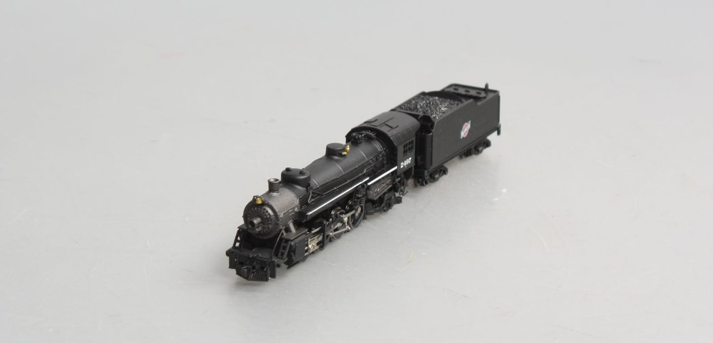 Model Power 87574 N Scale C&NW 2-8-2 USRA Mikado Steam Locomotive & Tender
