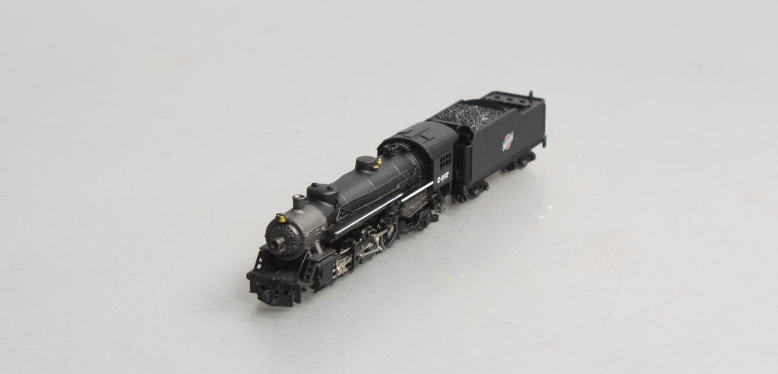 Model Power 87574 N Scale C&NW 2-8-2 USRA Mikado Steam Locomotive & Tender