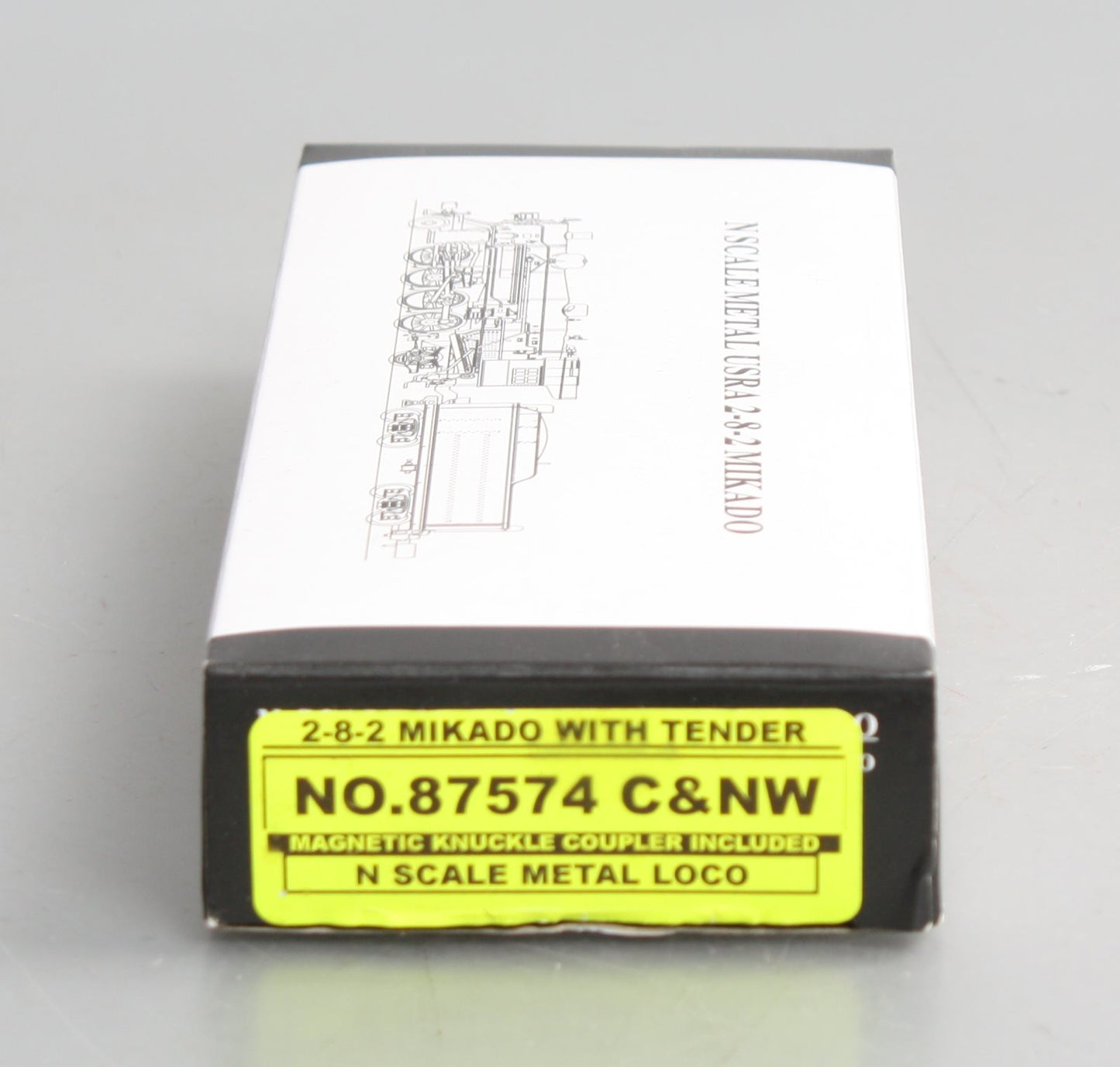 Model Power 87574 N Scale C&NW 2-8-2 USRA Mikado Steam Locomotive & Tender