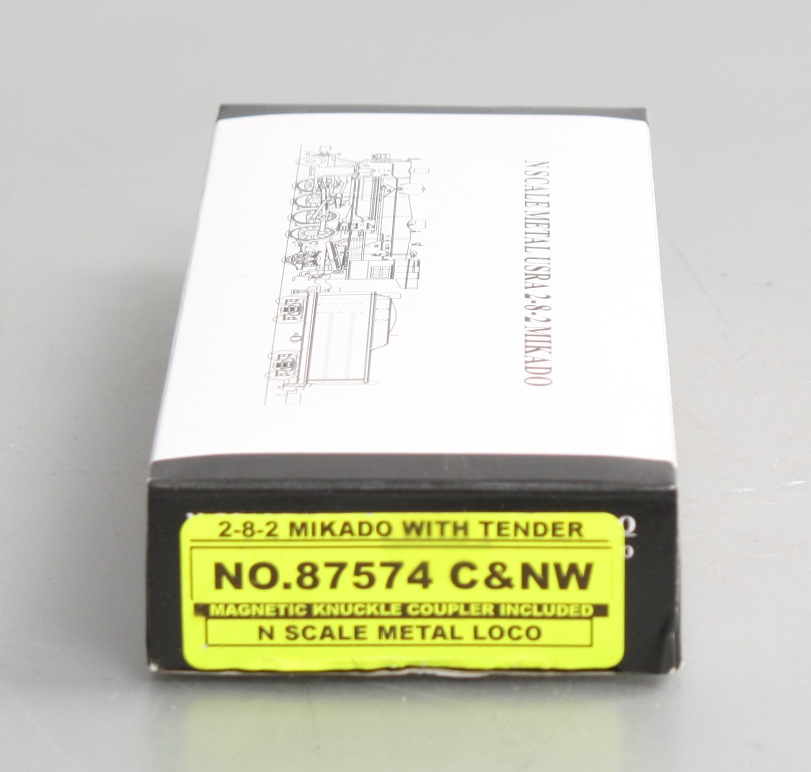 Model Power 87574 N Scale C&NW 2-8-2 USRA Mikado Steam Locomotive & Tender