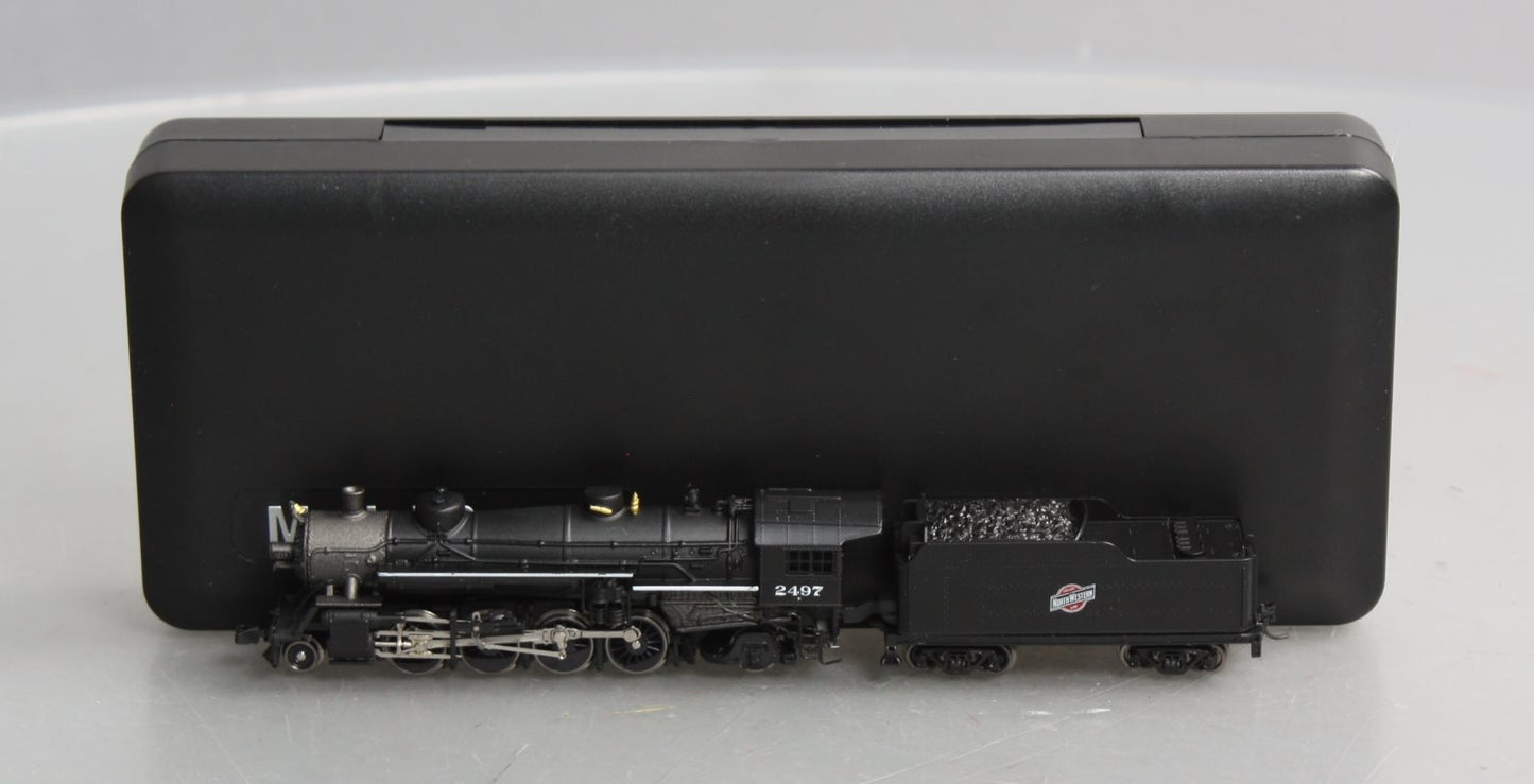 Model Power 87574 N Scale C&NW 2-8-2 USRA Mikado Steam Locomotive & Tender