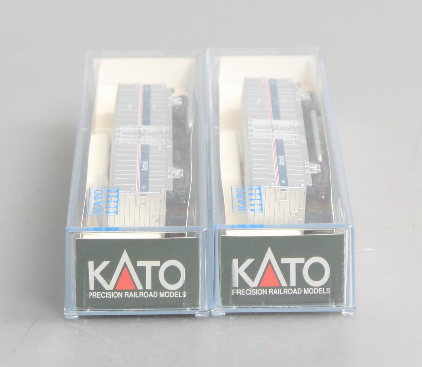 Kato 106-3509 N Scale Amtrak Phase IV Material Handling Car 2-Car Set NIB