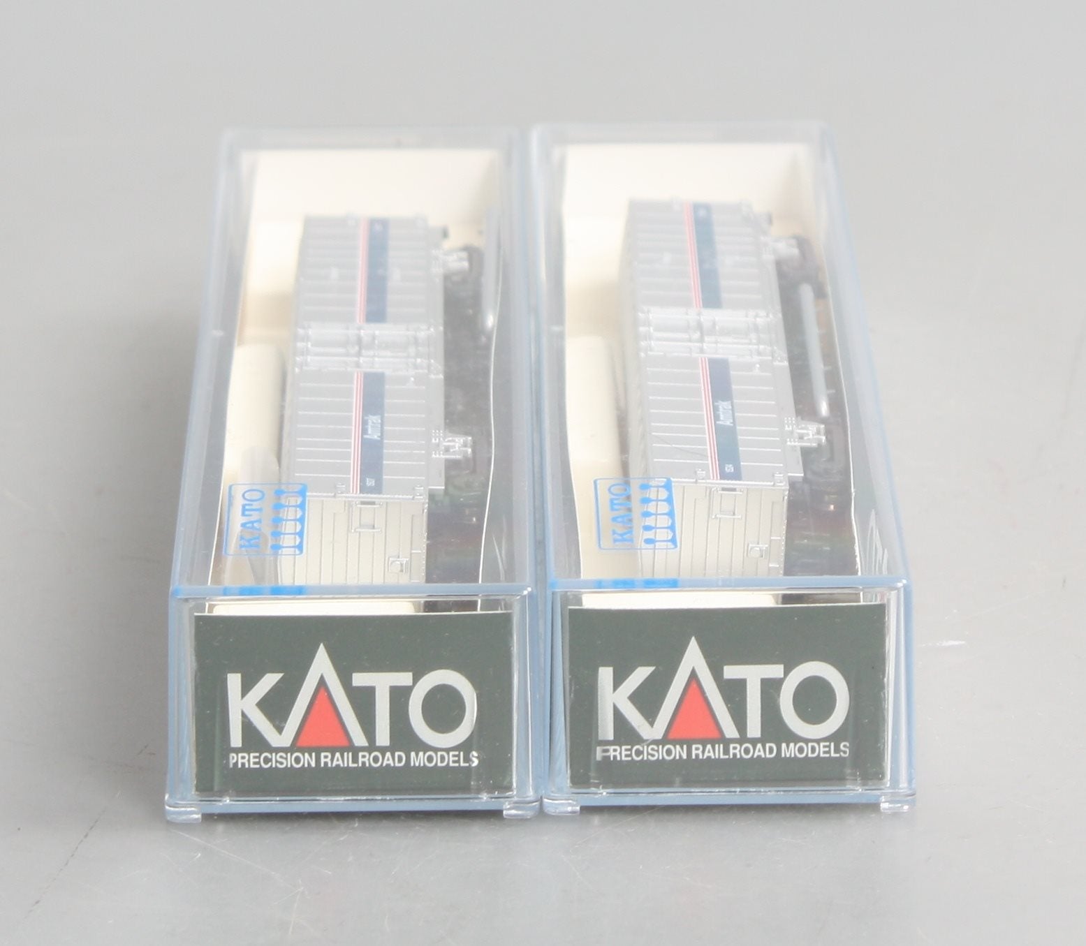 Kato 106-3509 N Scale Amtrak Phase IV Material Handling Car 2-Car Set NIB