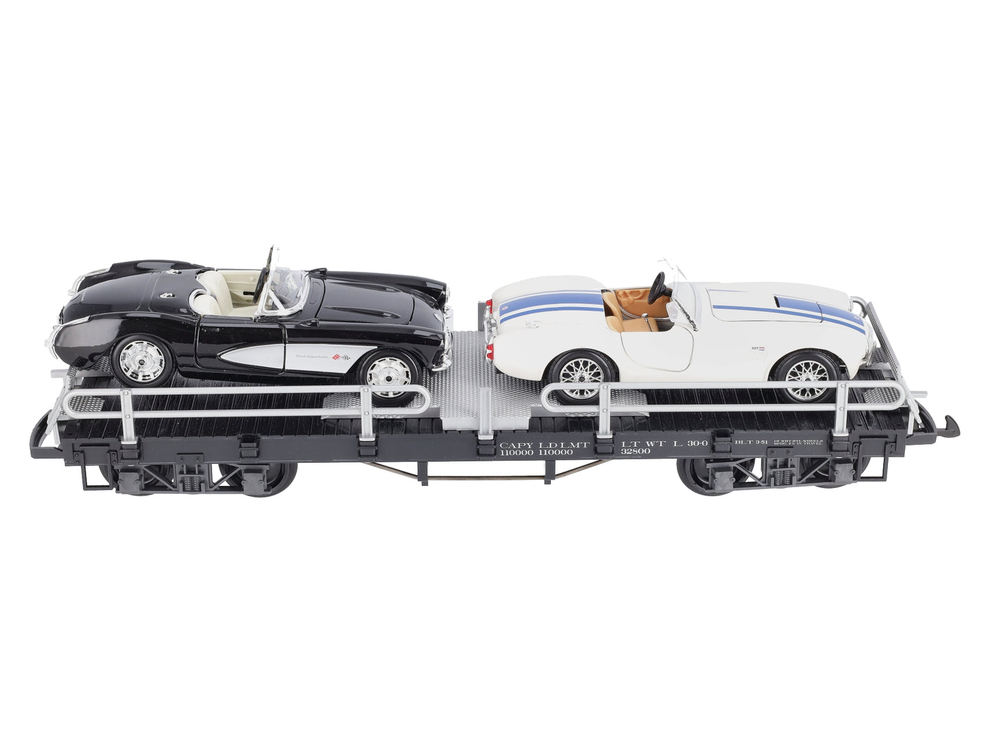 LGB 40596 G Scale US Flatcar w/ 2 Autos