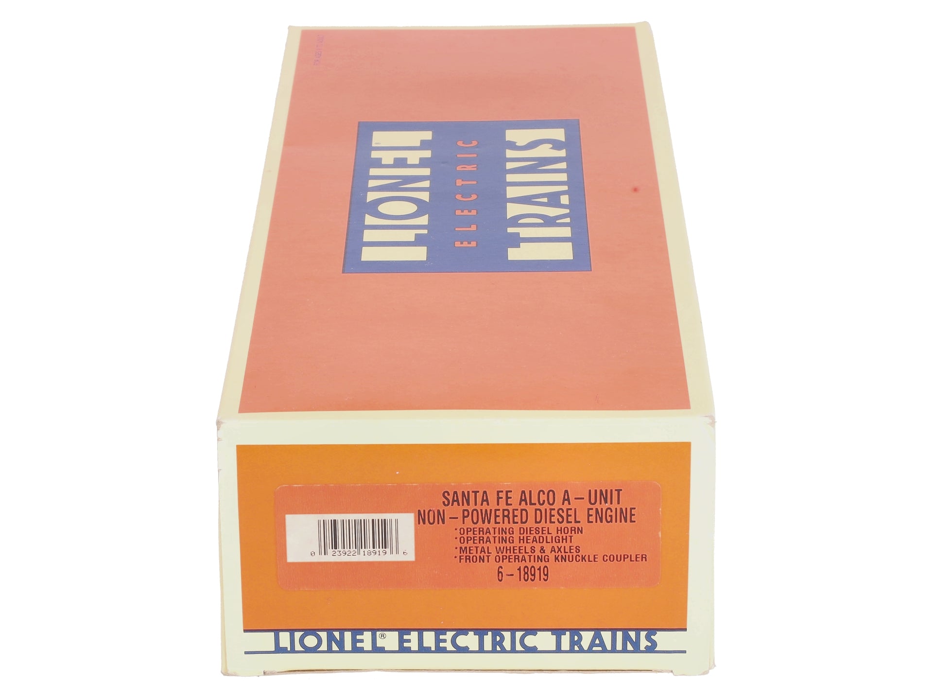 Lionel 6-18919 O Gauge Santa Fe Alco Dummy A Unit Diesel with Horn #8919 LN/Box