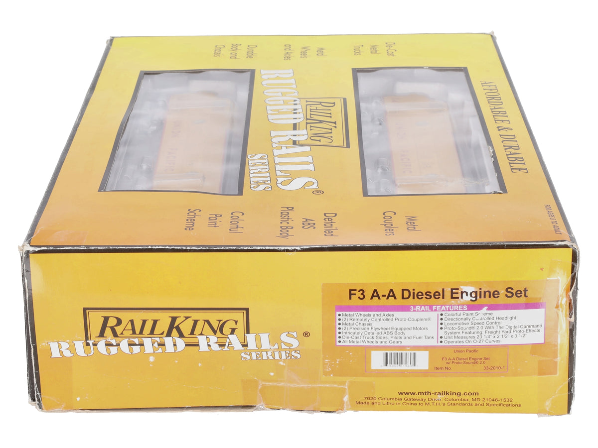 MTH 33-2010-1 O Gauge Rugged Rails F-3 A Diesel Engine w/PS2 LN/Box