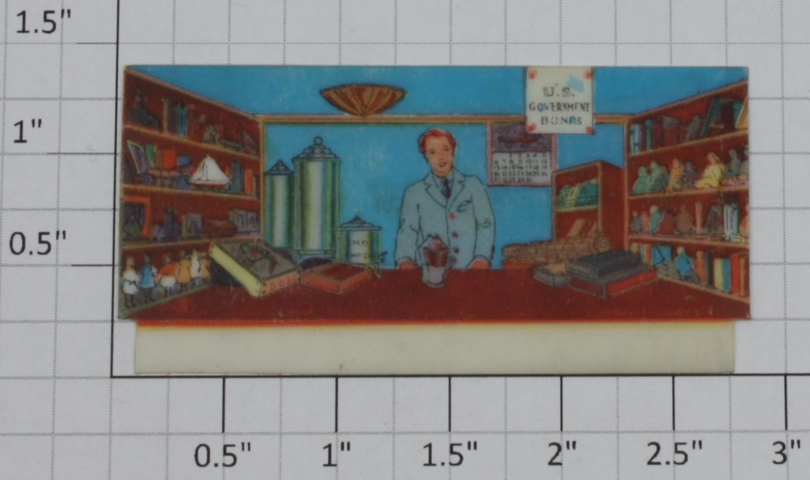Lionel 114-3L1 Newstand Long Window with Man