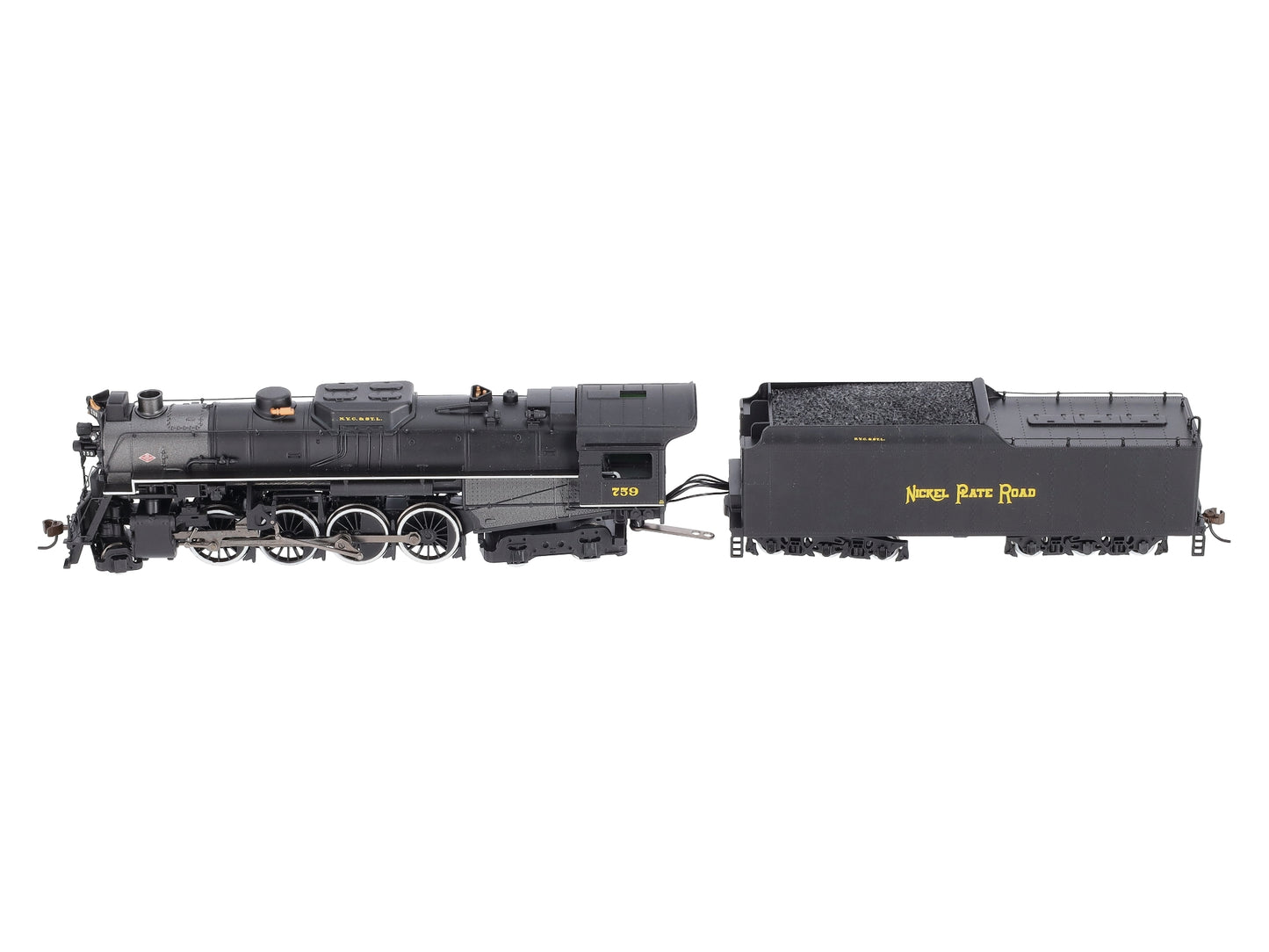 Bachmann 52404 HO Nickel Plate 2-8-4 Berkshire Steam Loco & Tender w/Sound & DCC NIB