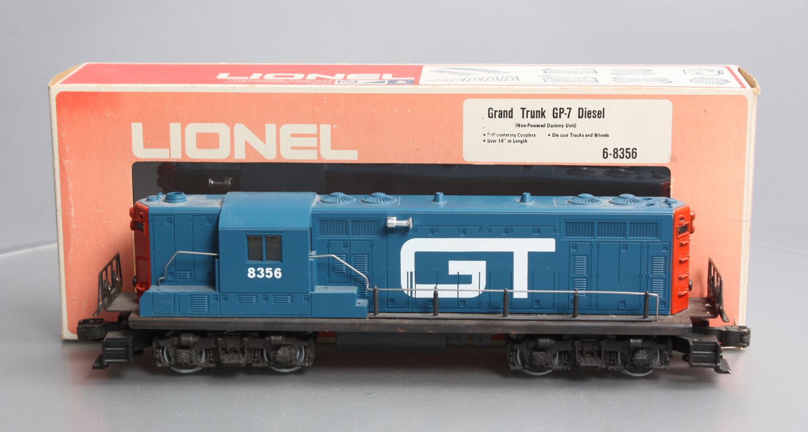 Lionel 6-8356 Grand Trunk GP7 Non-Powered Diesel Locomotive EX/Box