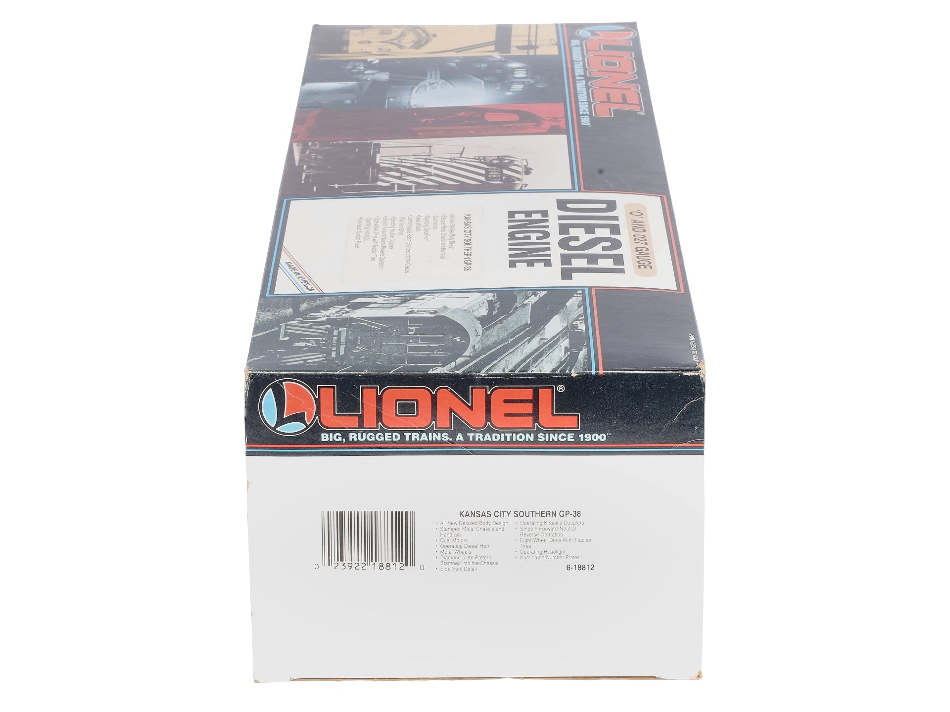Lionel 6-18812 O Kansas City Southern GP-38 Diesel Locomotive #4000 LN/Box