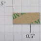 Lionel 815-1 "815" Nickel Sticker Nameplate with Adhesive