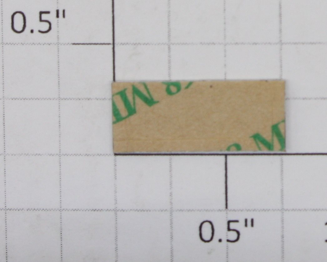 Lionel 815-1 "815" Nickel Sticker Nameplate with Adhesive