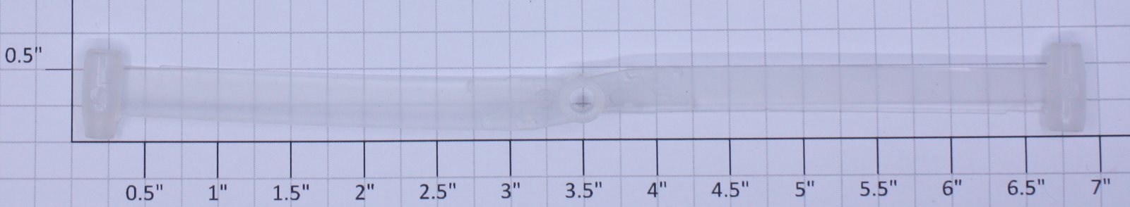 Lionel 3419-48 O Gauge Clear Round Hole Helicopter Rotor with Pods