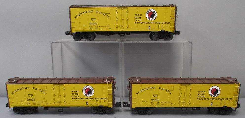Lionel 6-11875 O Gauge Northern Pacific Steel Sided Refrigerator Car 3 Pack NIB