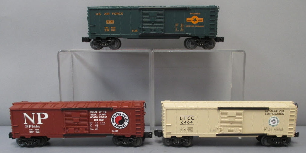 Lionel 6-39273 O Archive Collection #6464 Boxcars (Set of 3) LN/Box
