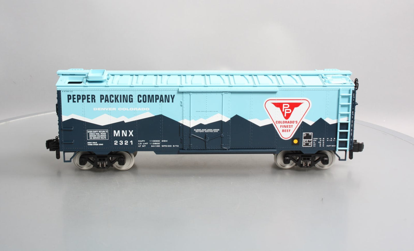 MTH 70-78006 G Scale Pepper Packing 40' Reefer Car #2321