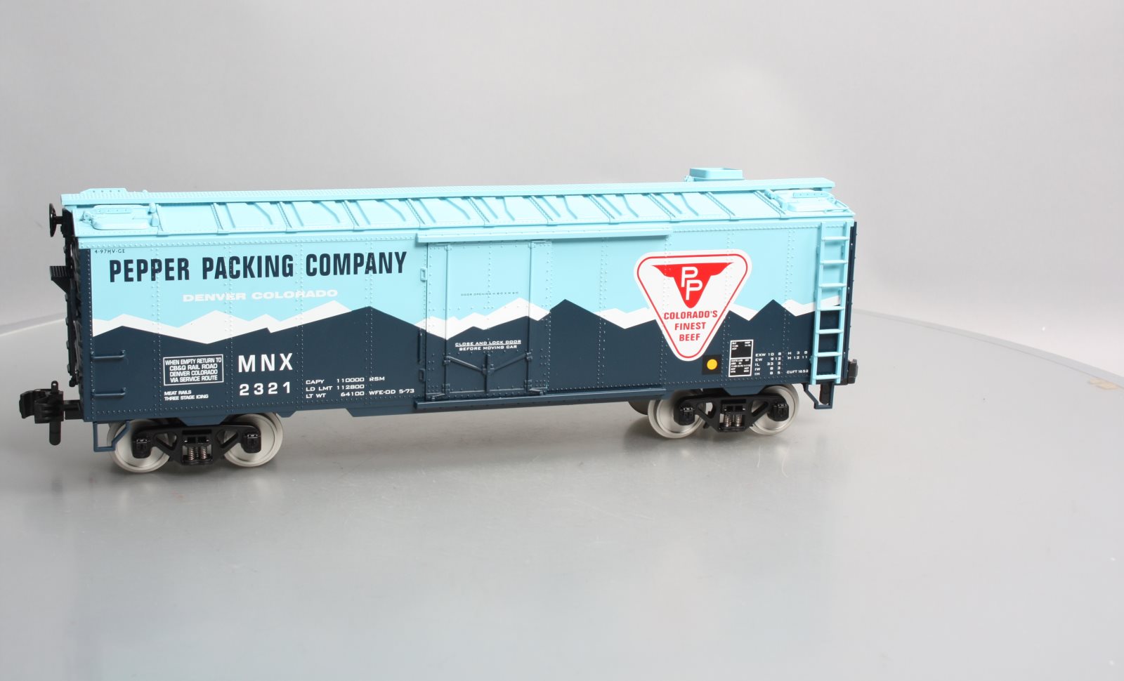 MTH 70-78006 G Scale Pepper Packing 40' Reefer Car #2321