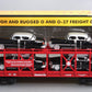 MTH 30-7659 O Gauge T.T.O.S. 1999 Auto Carrier w/ERTL 1952 Cadillac's #11070 NIB