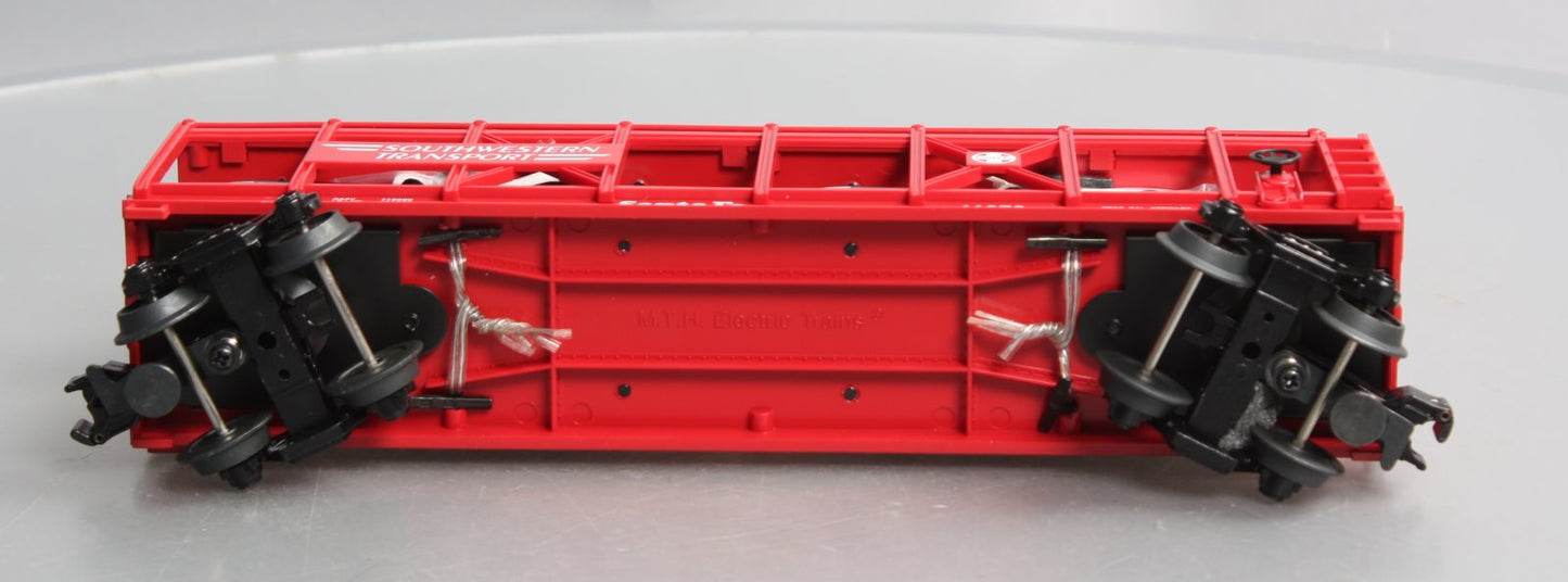 MTH 30-7659 O Gauge T.T.O.S. 1999 Auto Carrier w/ERTL 1952 Cadillac's #11070 NIB