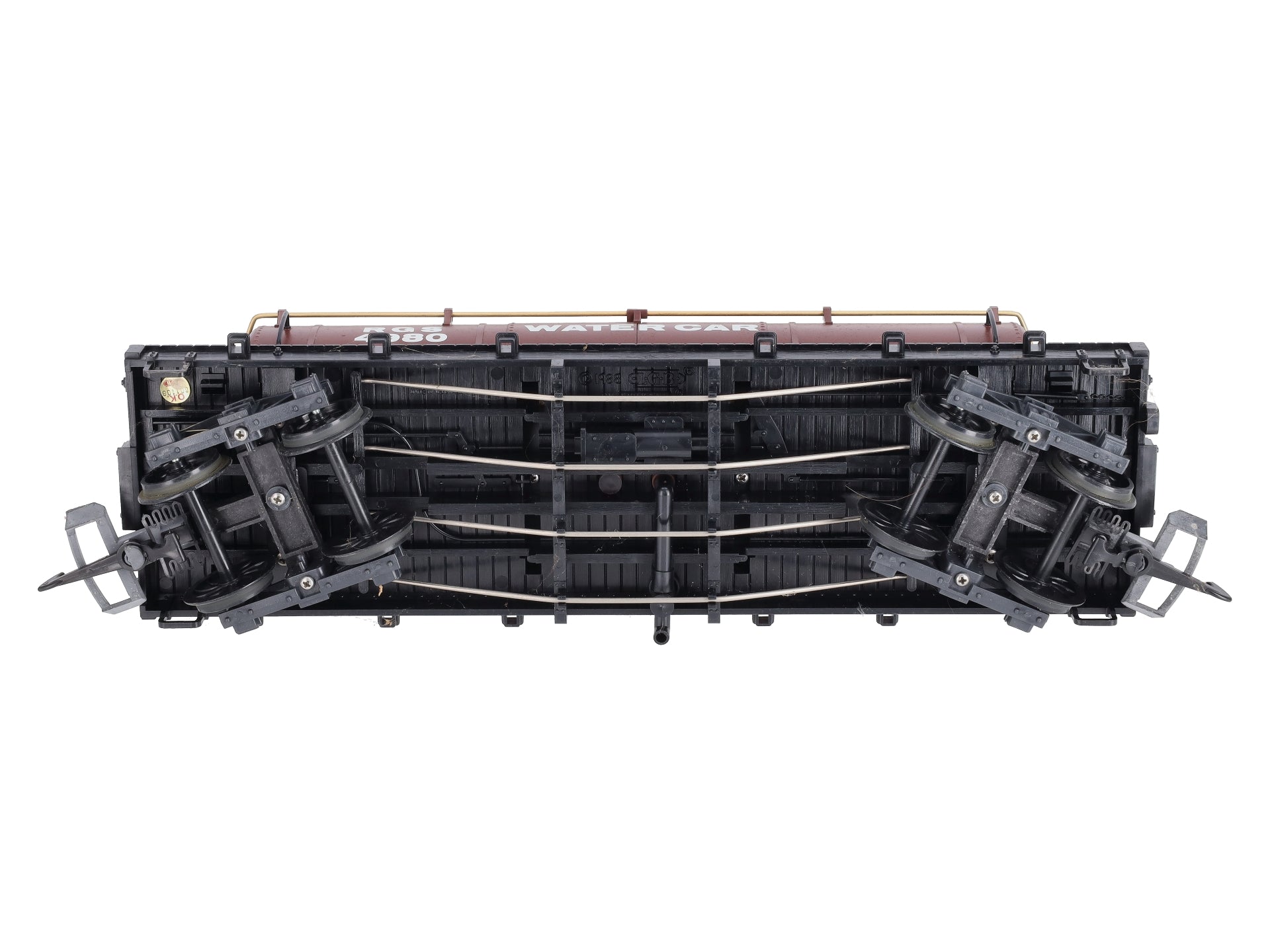 LGB 4080-Y03 RGS Single Dome Long Tank Car w/Plastic Wheels LN/Box