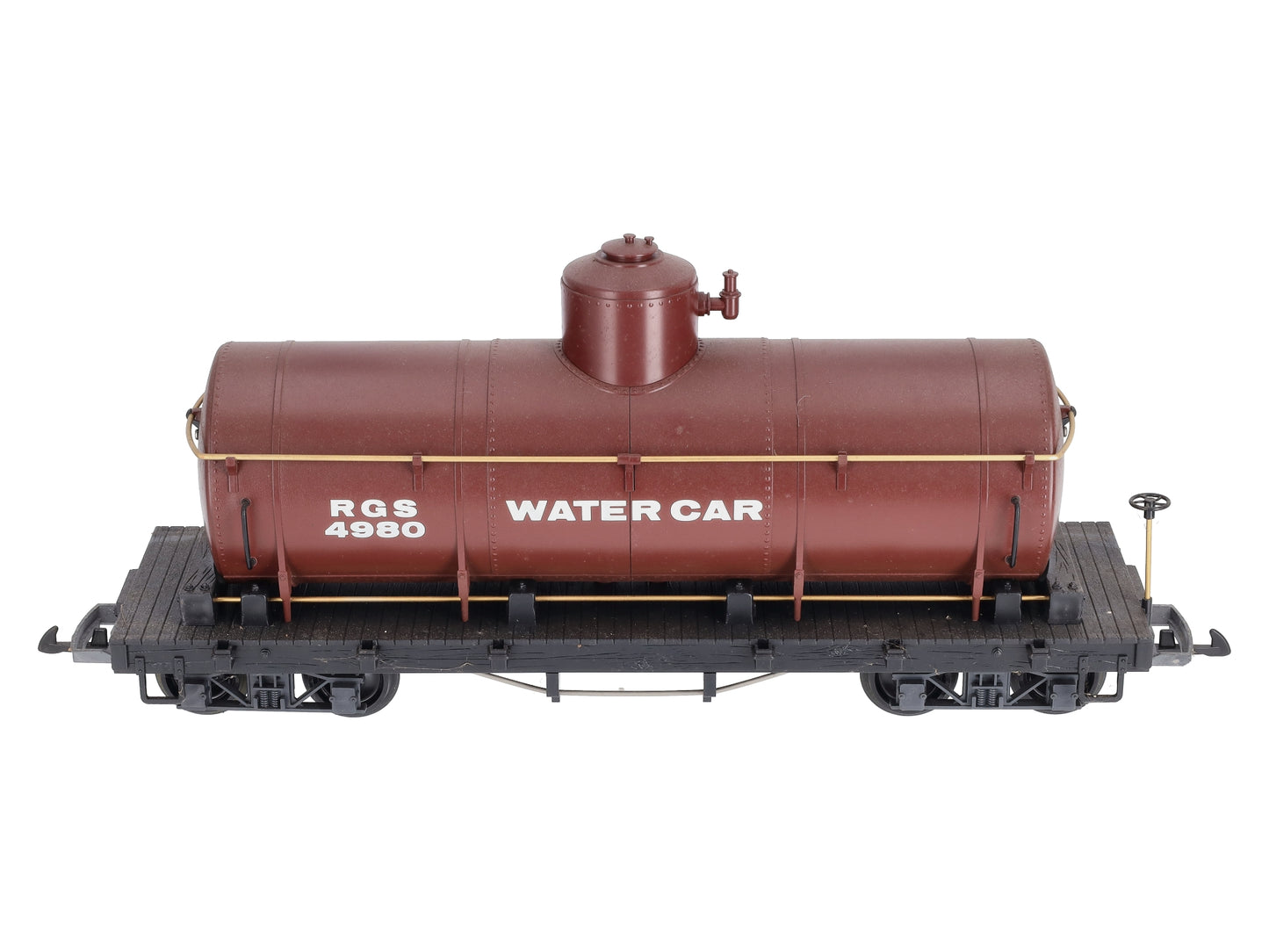 LGB 4080-Y03 RGS Single Dome Long Tank Car w/Plastic Wheels LN/Box