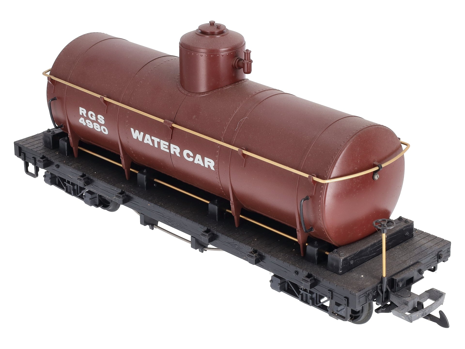 LGB 4080-Y03 RGS Single Dome Long Tank Car w/Plastic Wheels LN/Box