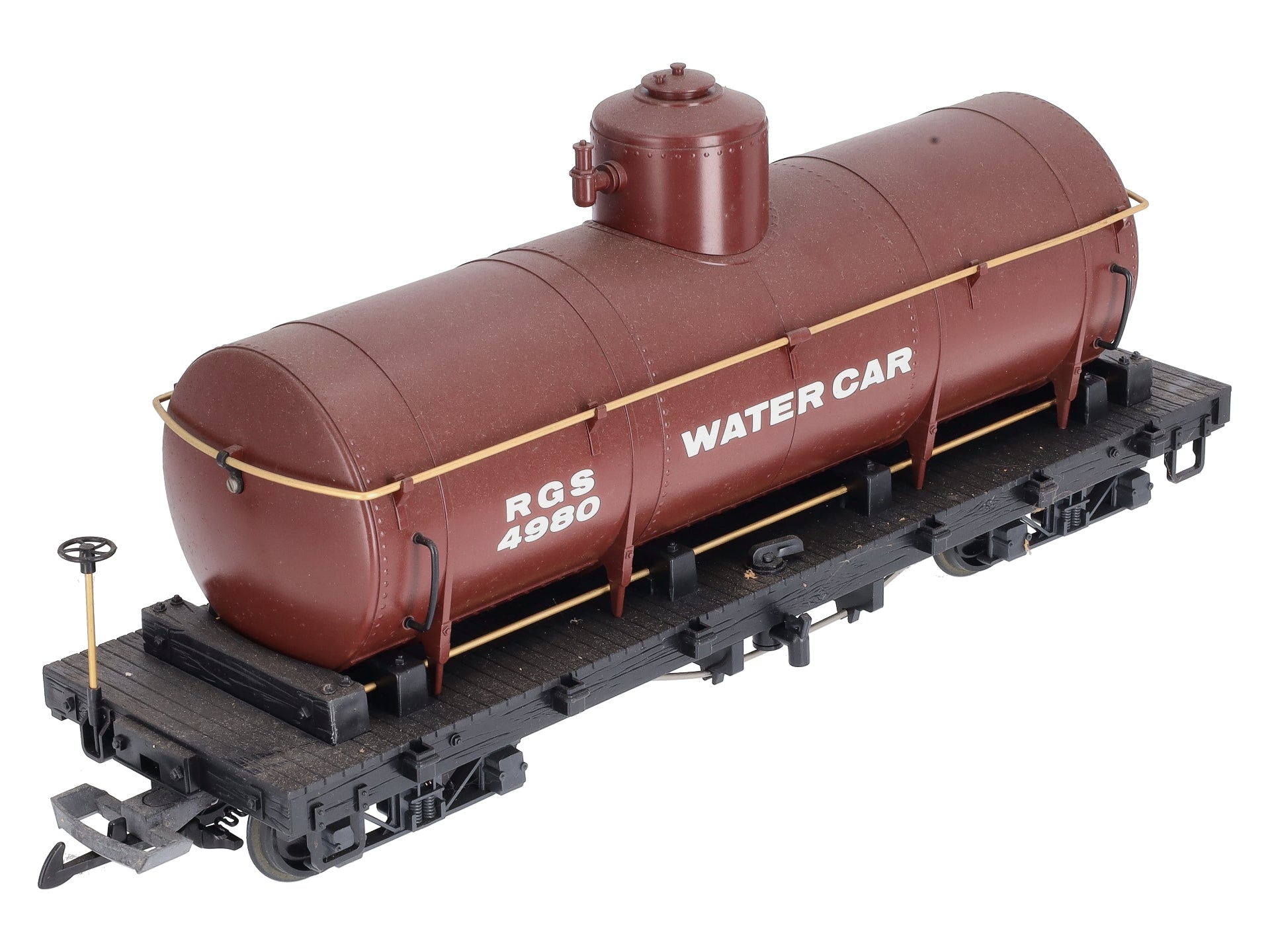 LGB 4080-Y03 RGS Single Dome Long Tank Car w/Plastic Wheels LN/Box