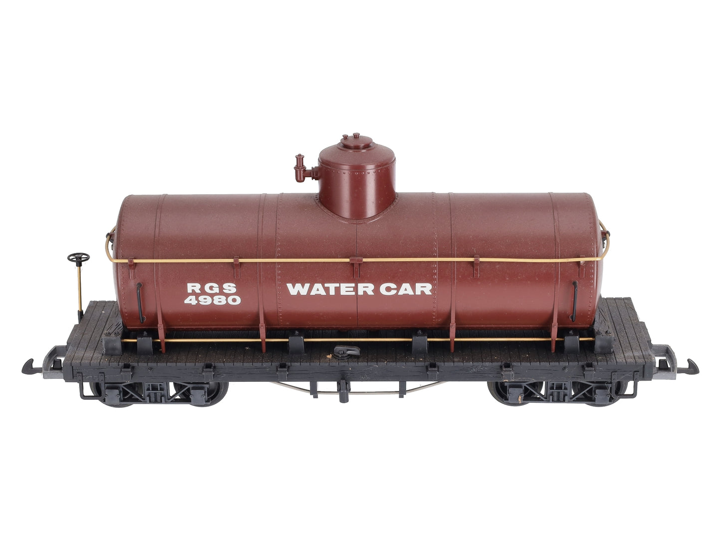 LGB 4080-Y03 RGS Single Dome Long Tank Car w/Plastic Wheels LN/Box
