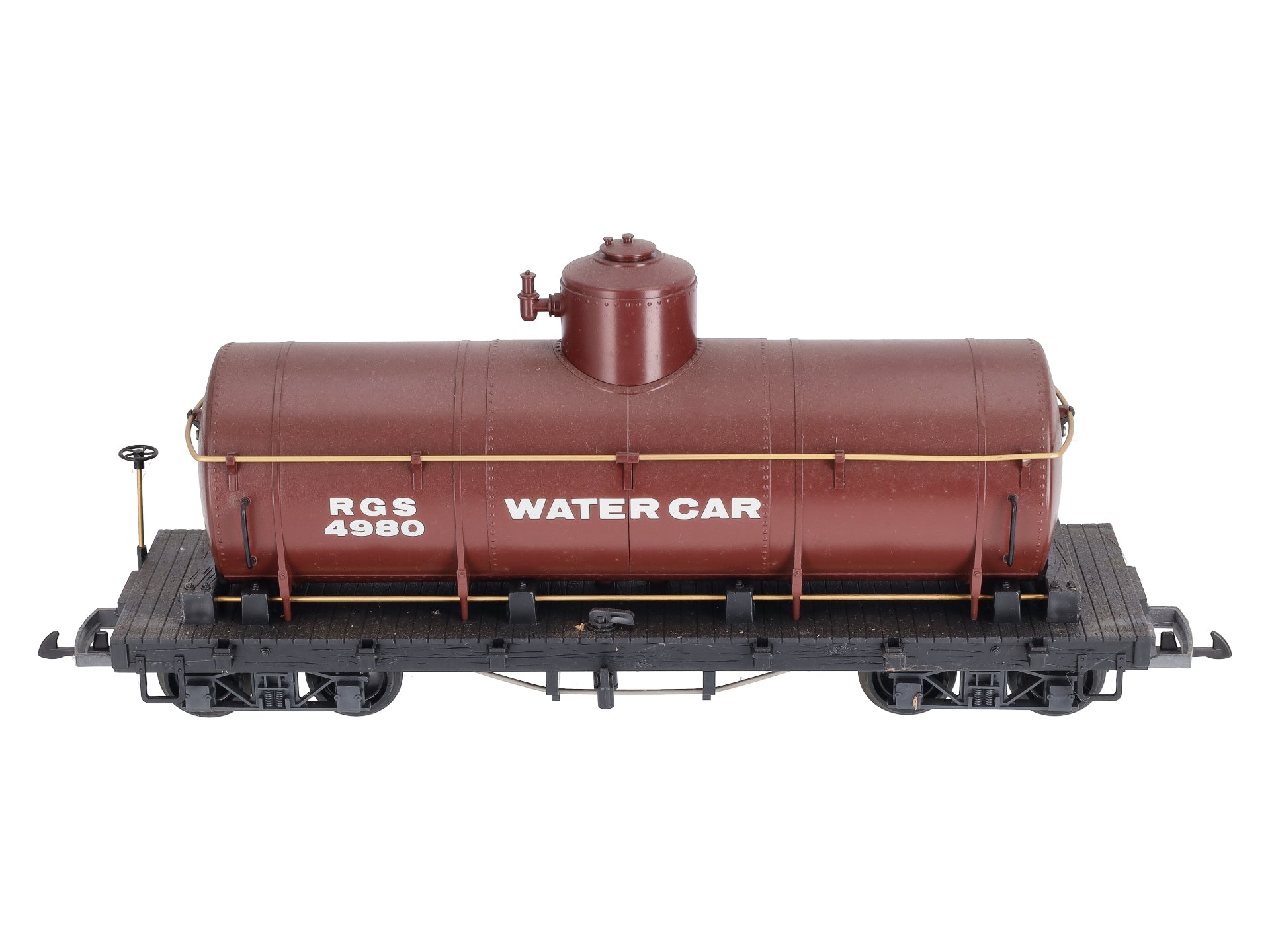 LGB 4080-Y03 RGS Single Dome Long Tank Car w/Plastic Wheels LN/Box