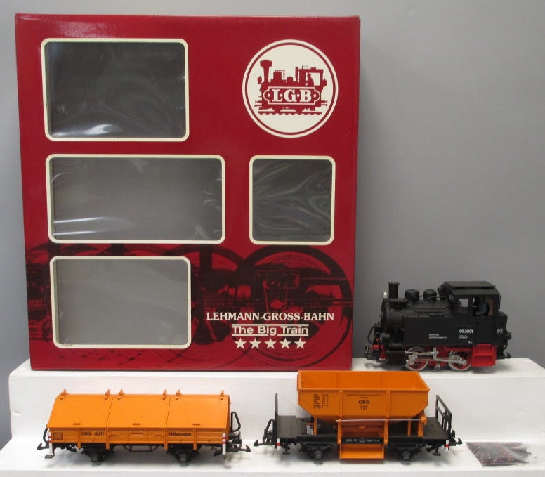 LGB 20519 The Big Train G Gauge Steam Train Set LN/Box