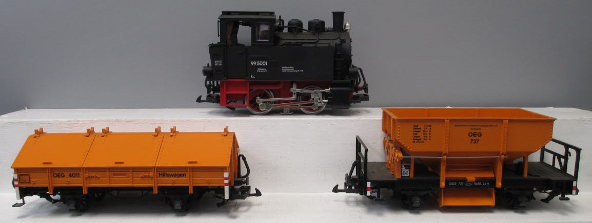 LGB 20519 The Big Train G Gauge Steam Train Set LN/Box