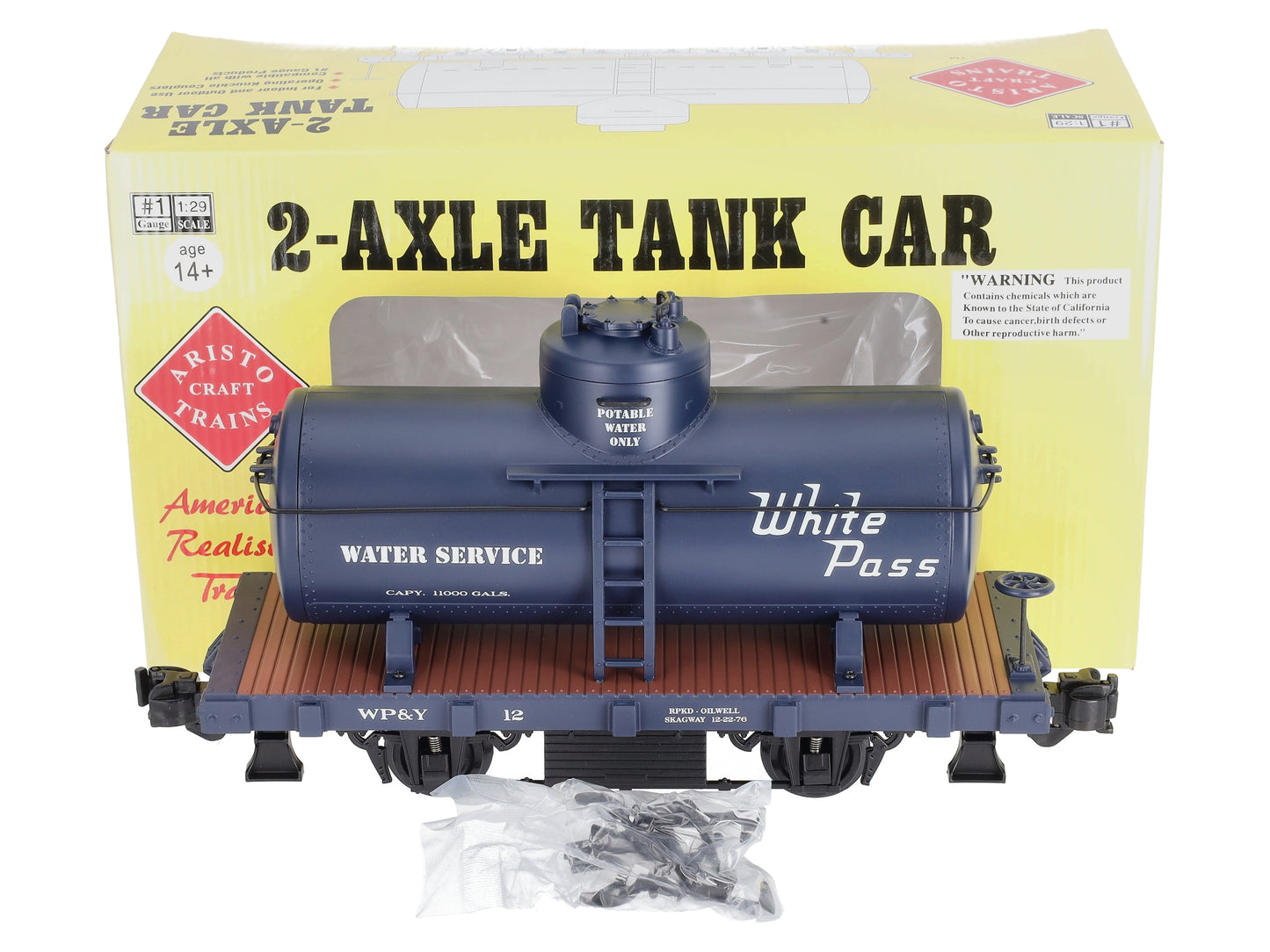 Aristo-Craft 40115 WP&Y 20' Tank Car