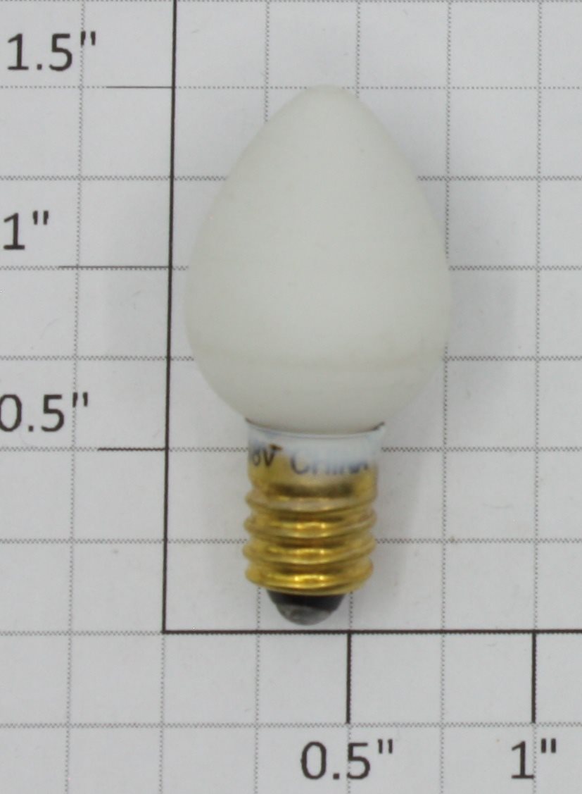 Lionel 1442 18 Volt Screw White Frosted Teardrop Light Bulb