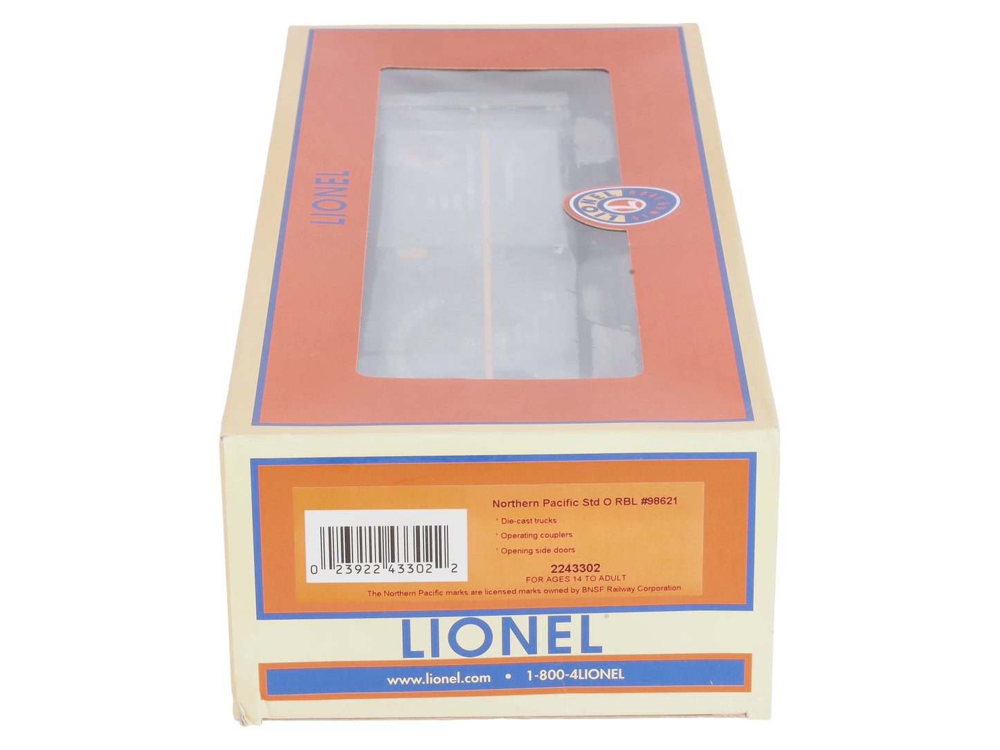 Lionel 2243302 O Northern Pacific RBL Reefer Car #98621