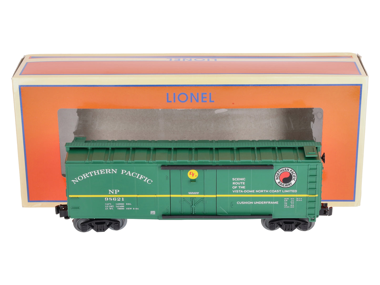 Lionel 2243302 O Northern Pacific RBL Reefer Car #98621