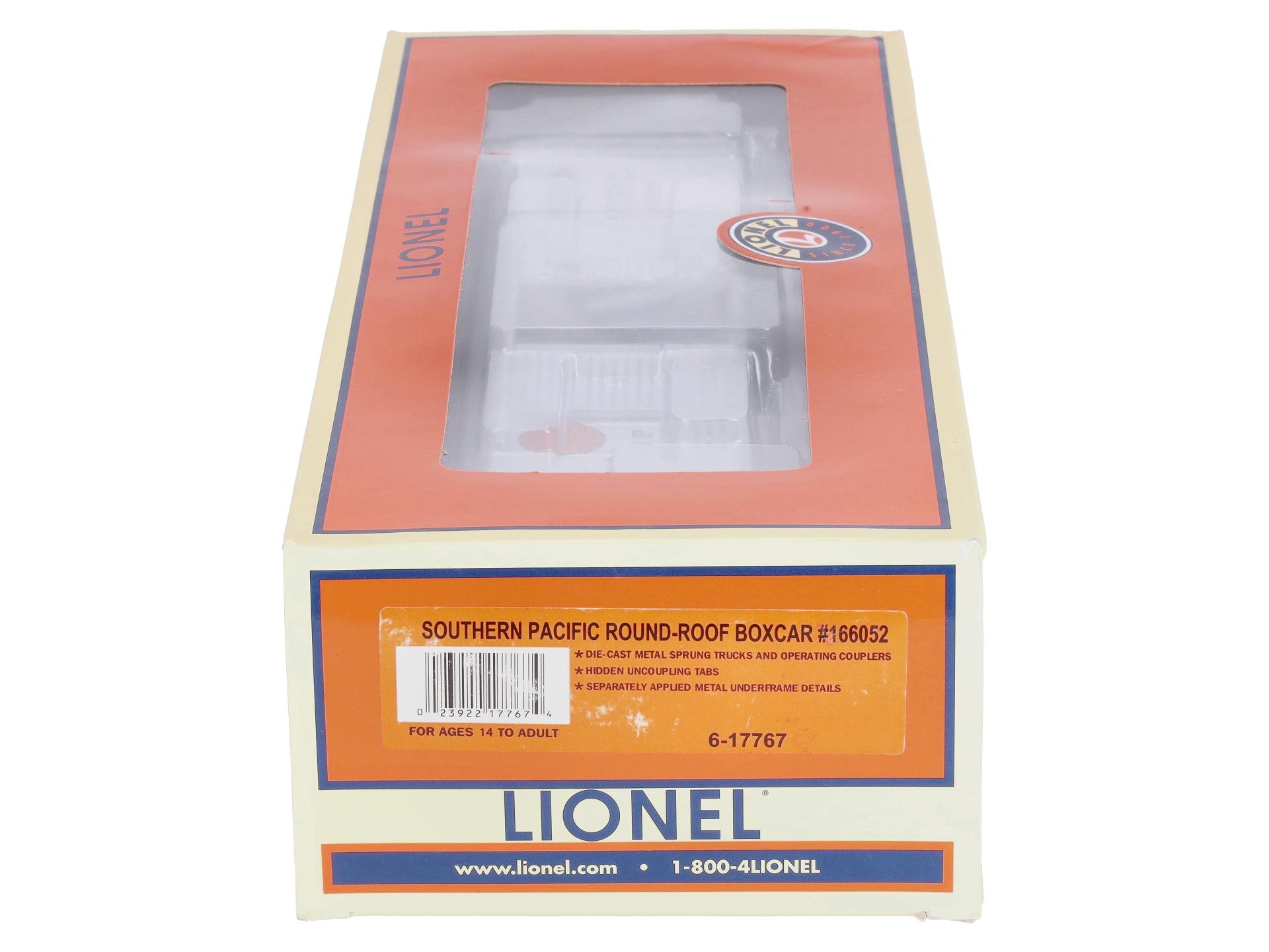 Lionel 6-17767 O Gauge SP Round-Roof Boxcar #166052