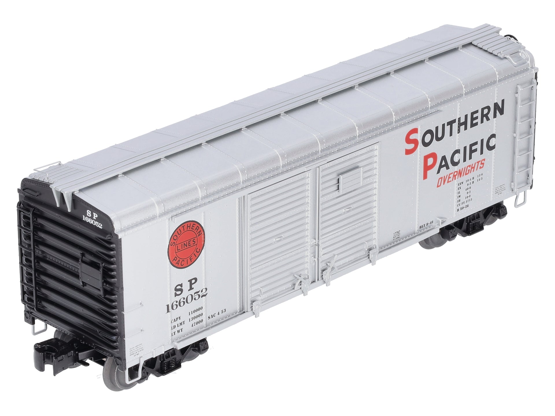 Lionel 6-17767 O Gauge SP Round-Roof Boxcar #166052