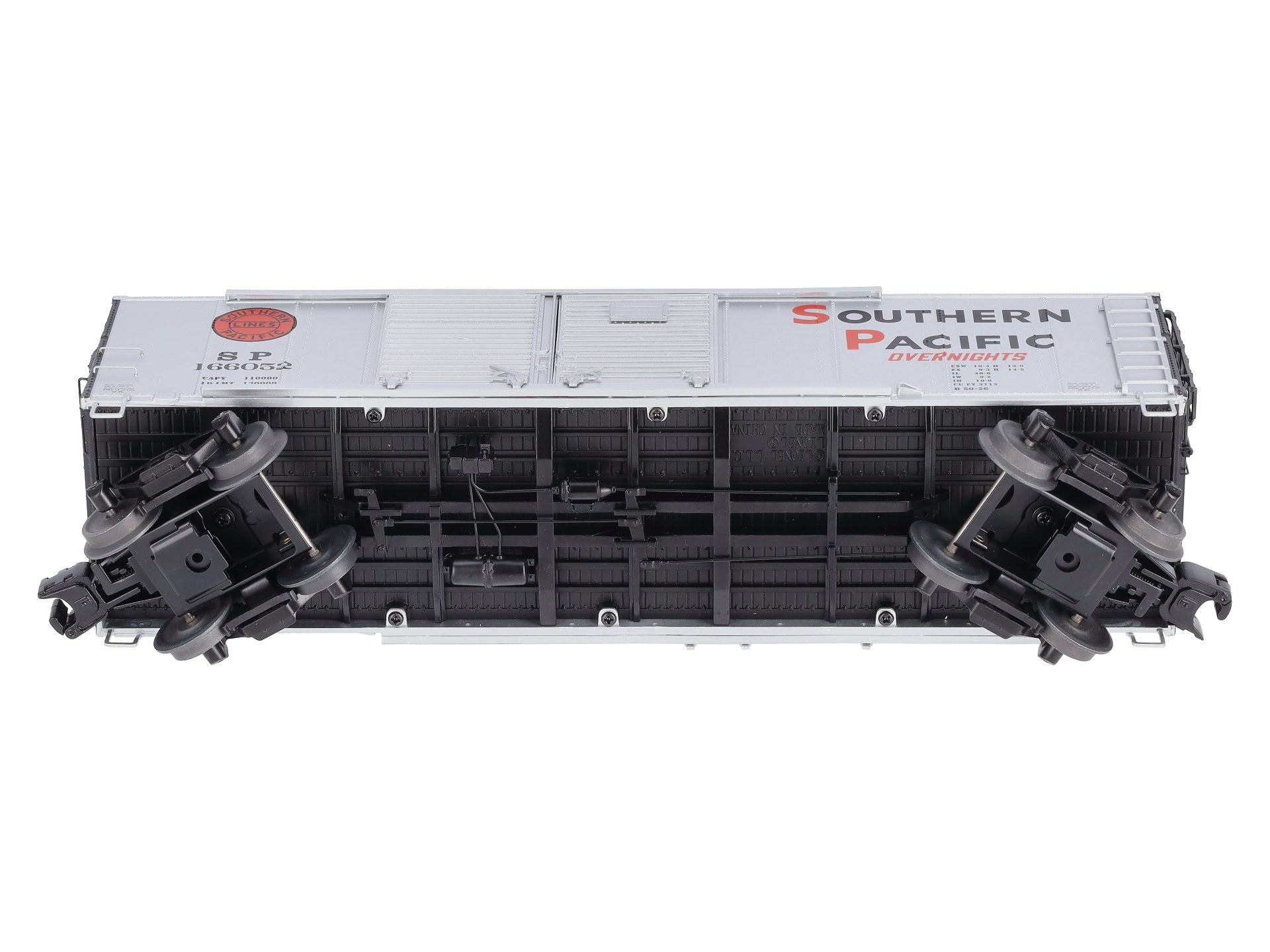 Lionel 6-17767 O Gauge SP Round-Roof Boxcar #166052