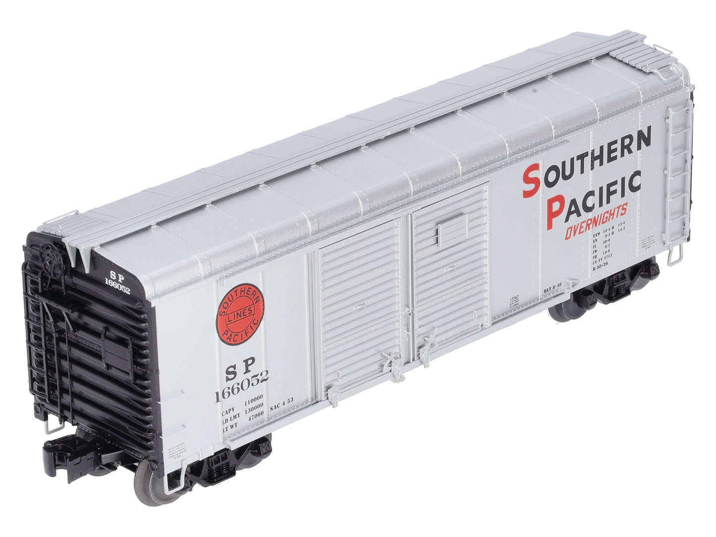 Lionel 6-17767 O Gauge SP Round-Roof Boxcar #166052