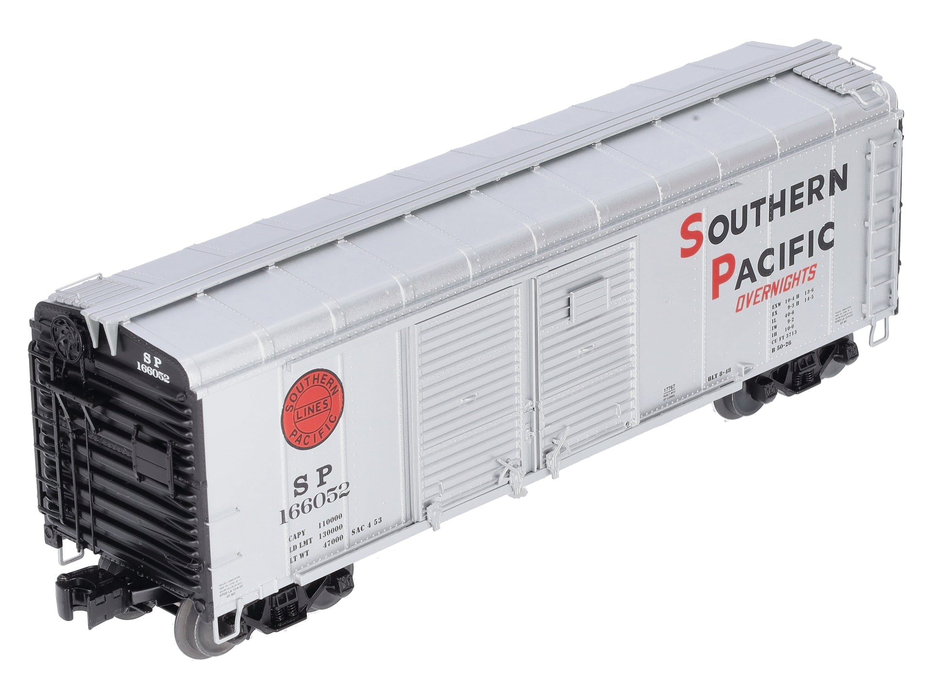 Lionel 6-17767 O Gauge SP Round-Roof Boxcar #166052