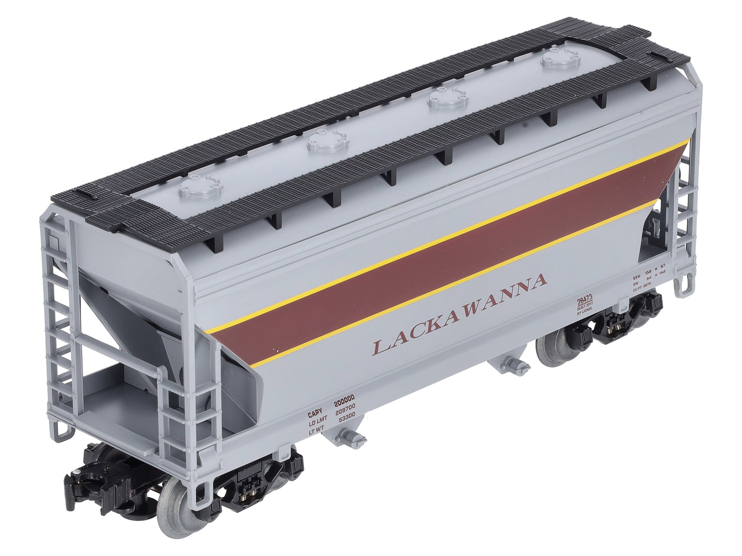 Lionel 6-26473 O Gauge Lackawanna NS Heritage ACF 2-Bay Covered Hopper