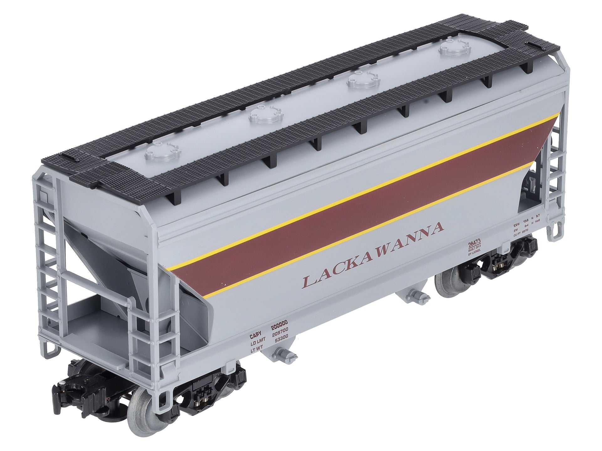 Lionel 6-26473 O Gauge Lackawanna NS Heritage ACF 2-Bay Covered Hopper