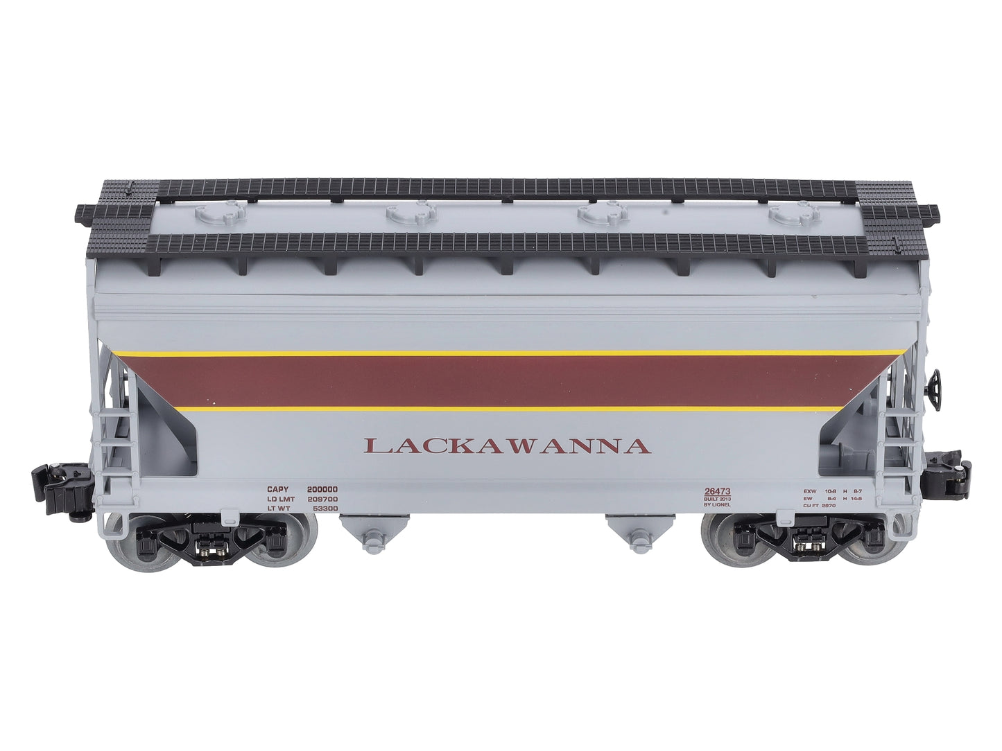 Lionel 6-26473 O Gauge Lackawanna NS Heritage ACF 2-Bay Covered Hopper