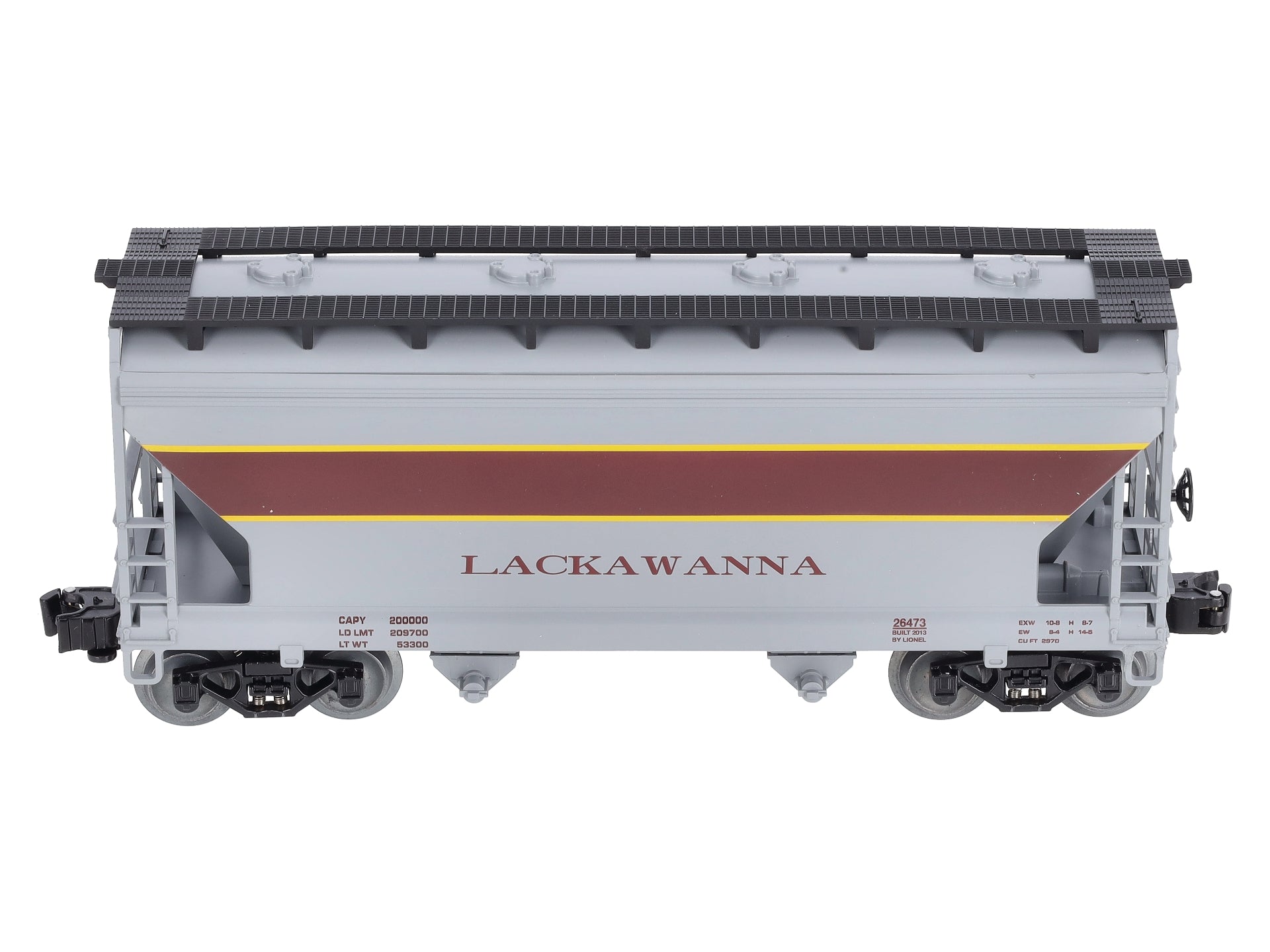 Lionel 6-26473 O Gauge Lackawanna NS Heritage ACF 2-Bay Covered Hopper