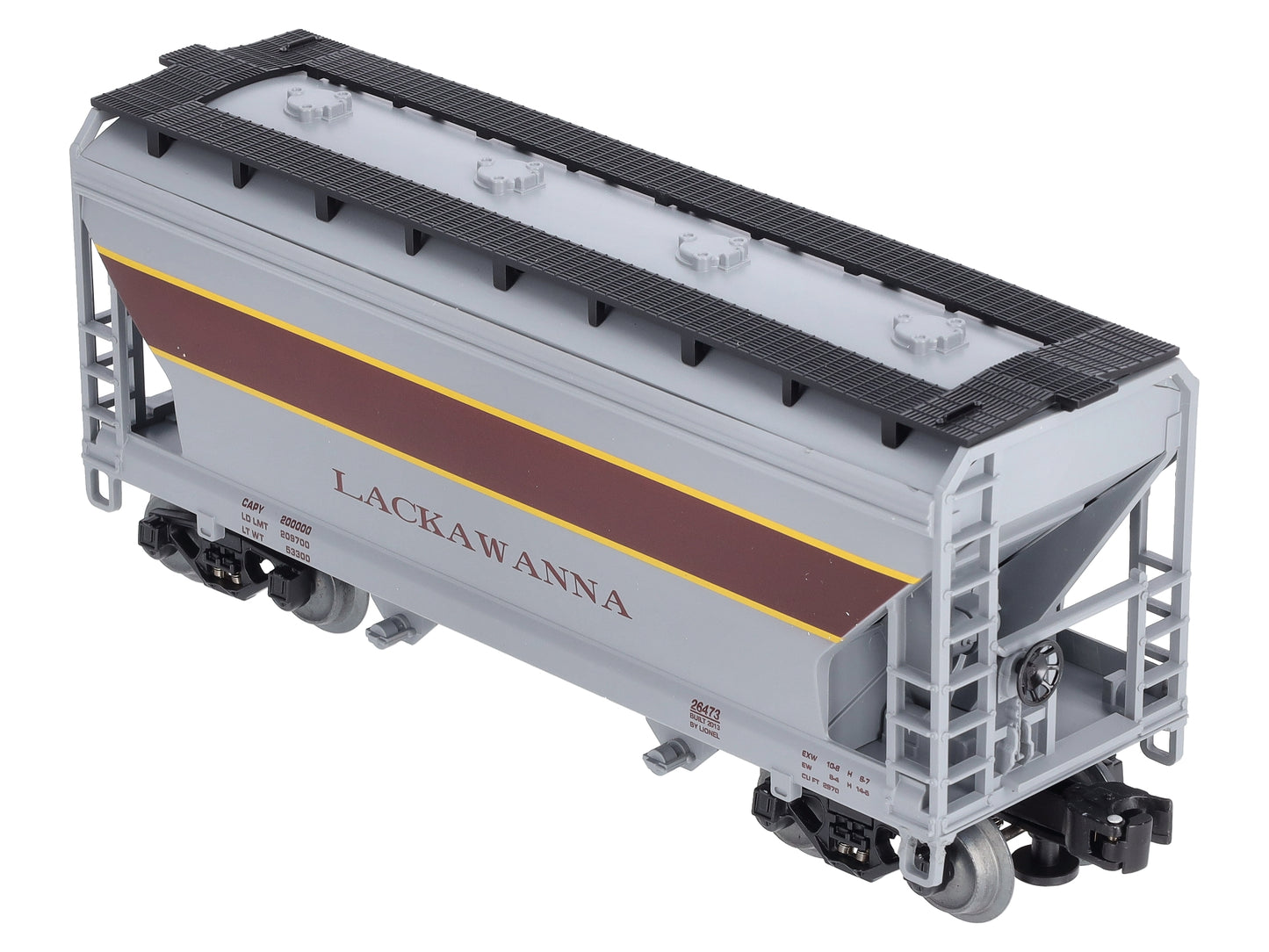 Lionel 6-26473 O Gauge Lackawanna NS Heritage ACF 2-Bay Covered Hopper
